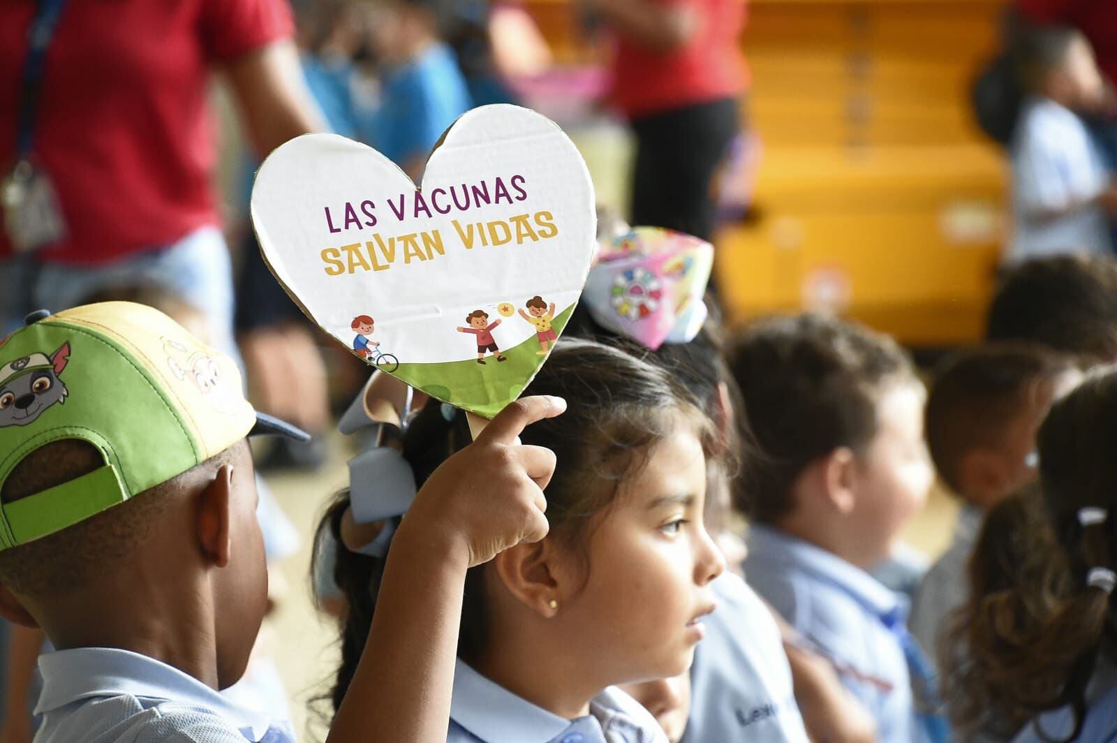 Las jornadas de inmunización contra el sarampión  busca inocular a más de  293,646  niños en todo el país. LP Foto: Elisée Fernández