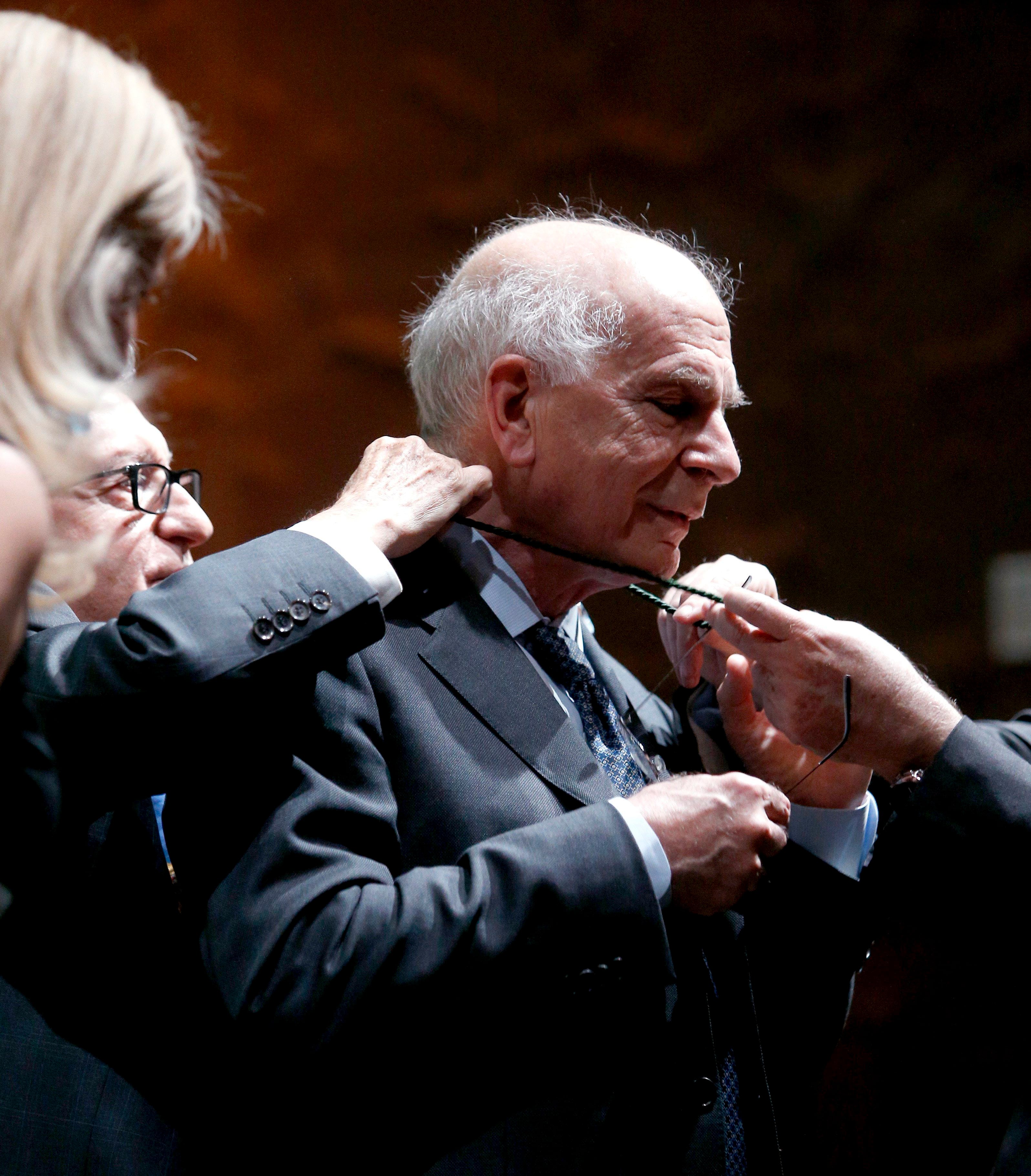 Fotografía de archivo del premio nobel de Economía Daniel Kahneman. EFE/JuanJo Martin
