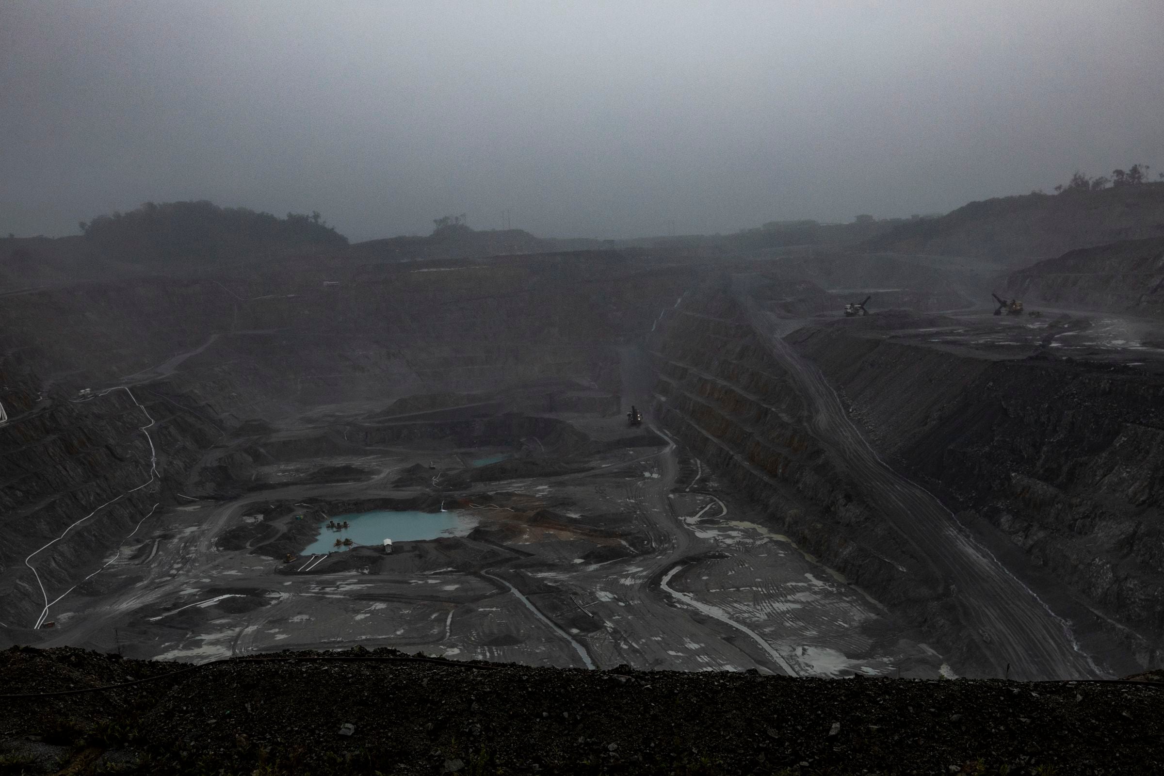La mina luego del fallo de la corte. Minera Panamá, cierre minero, Cobre Panamá, First Quantum Minerals, Cierre Minero. 28 de diciembre de 2023. Foto: Alexander Arosemena