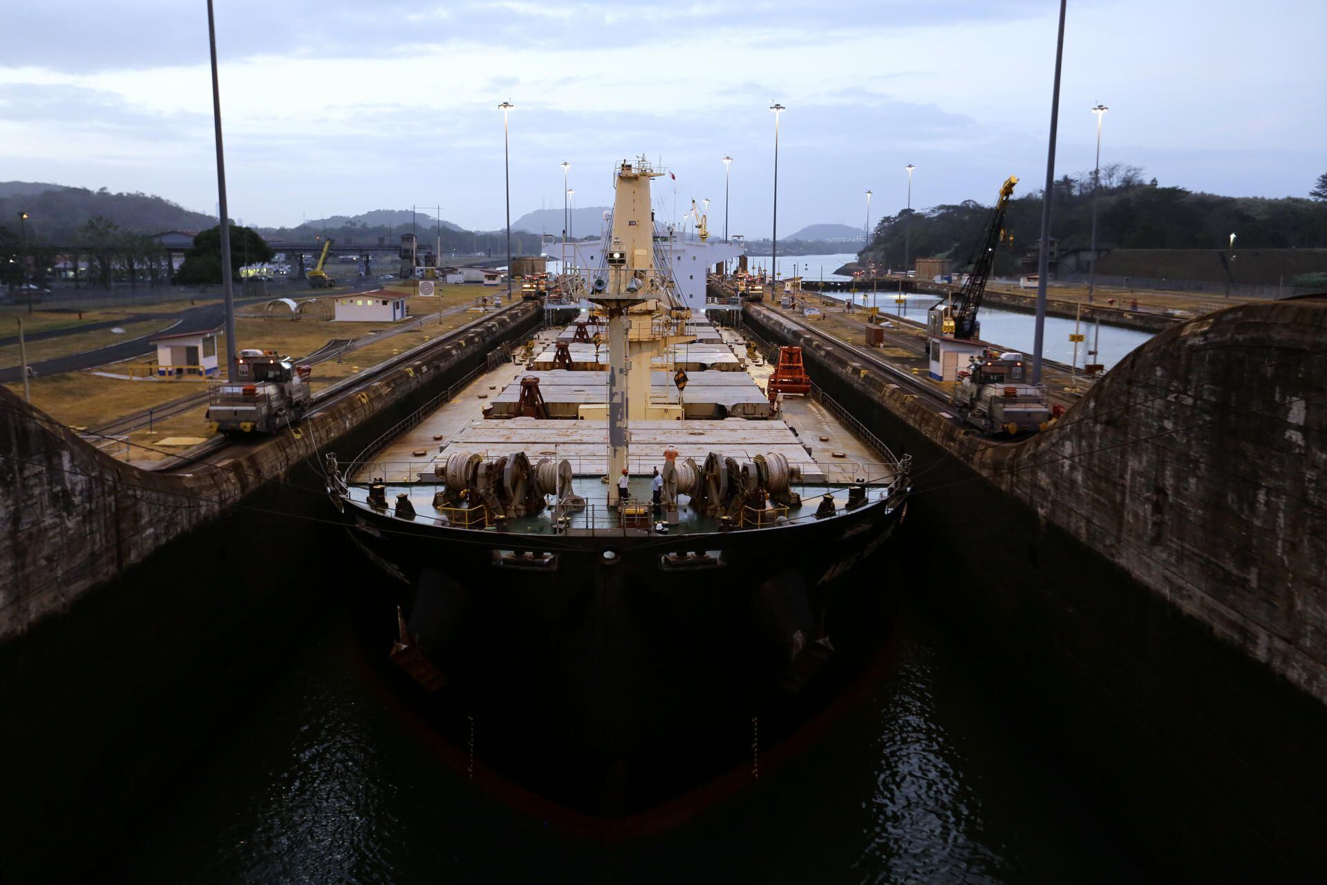 Canal de Panamá. EFE/ Carlos Lemos
