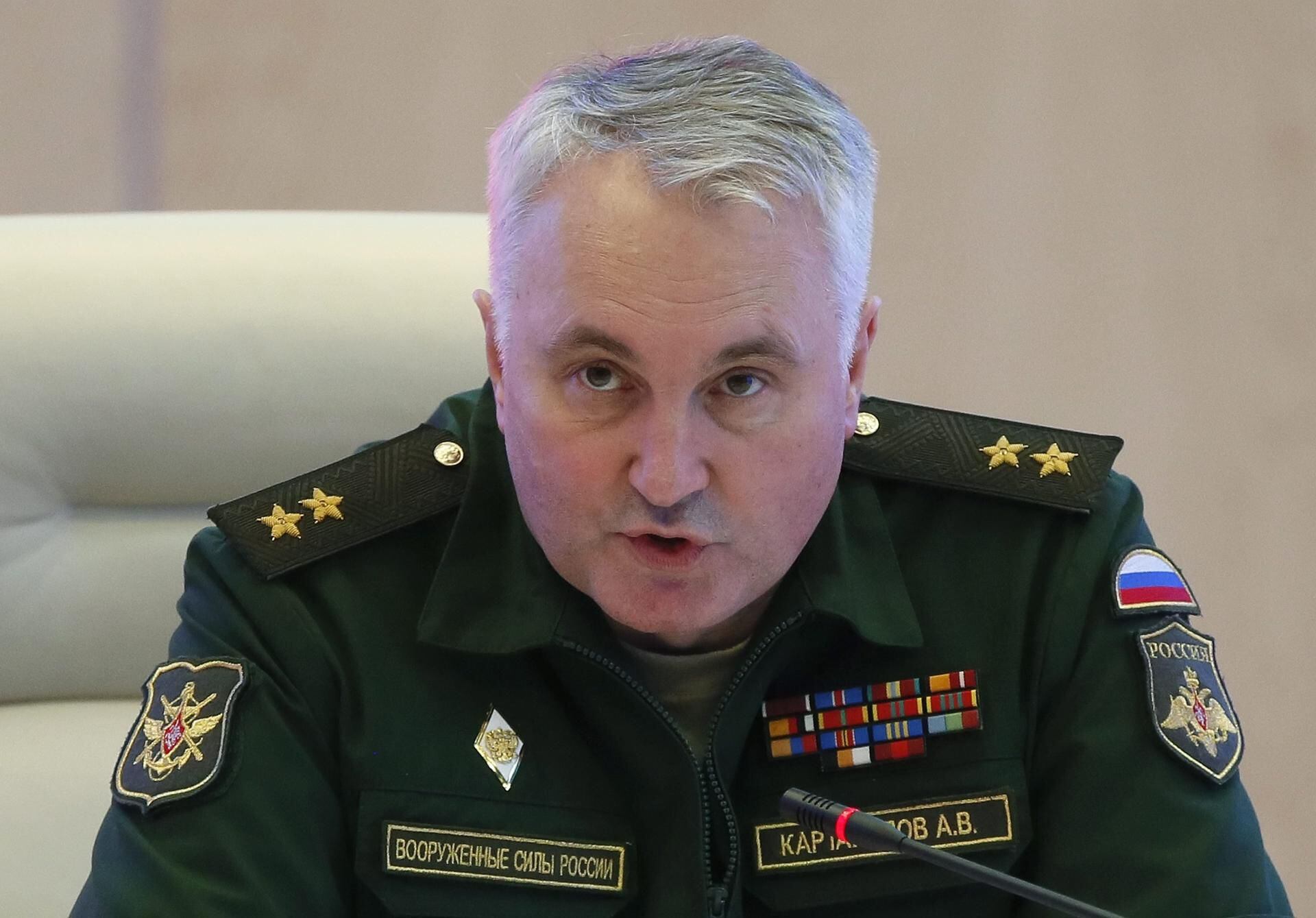Генерал полковник Картаполов.