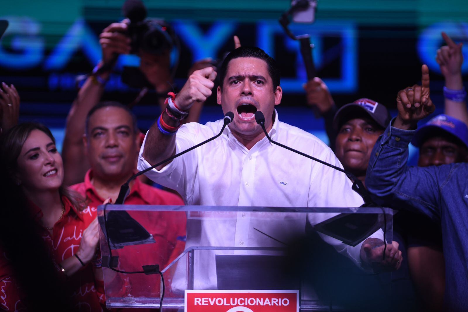 José Gabriel Carrizo en su cierre de campaña insistió en que su candidatura ha sido atacada. LP/Agustín Herrera