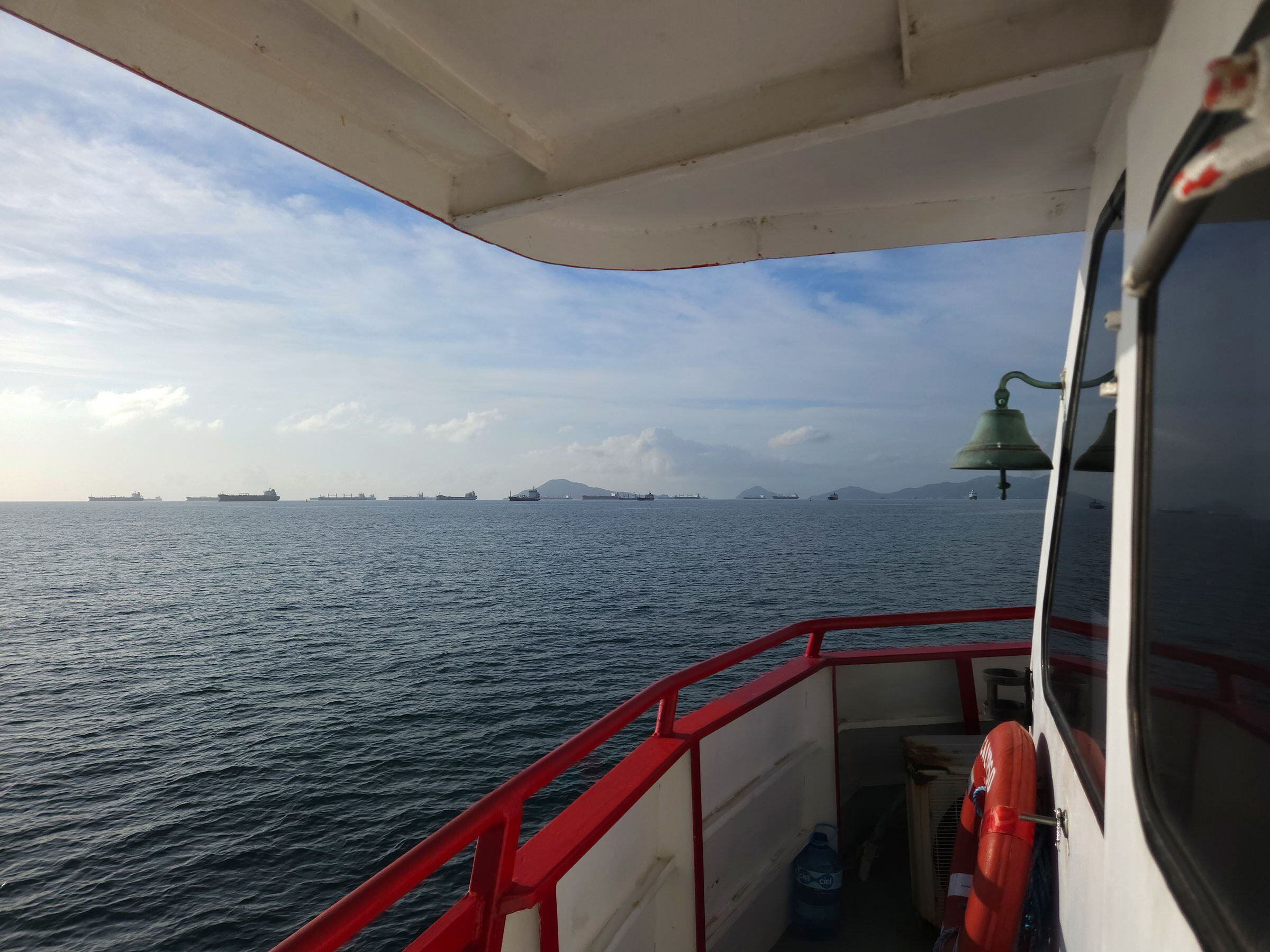 A bordo del Calypso King rumbo a Isla Taboga, Panamá. 13 de enero de 2024. Foto: Alexander Arosemena