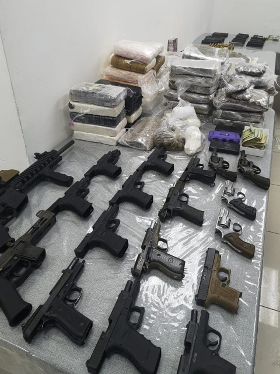 Detienen a cuatro personas e incautan armas de fuego pertenecientes a red de microtráfico en Pedregal