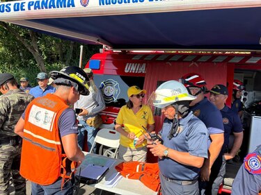 Autoridades realizan simulacro de incendio forestal en Veracruz ante aumento de casos en verano