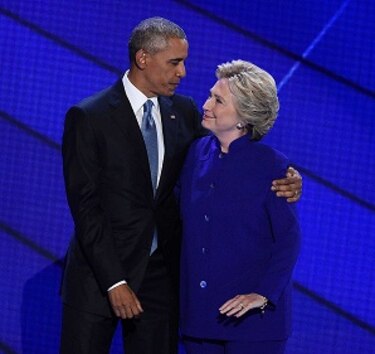 Obama hace ardiente defensa de Clinton y pide al país llevarla a la victoria