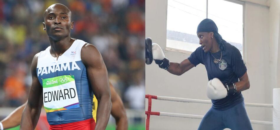Edward y Bylon serán los abanderados de Panamá para los Juegos Olímpicos
