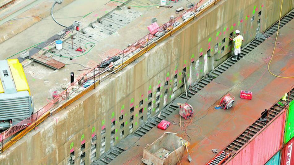 Filtraciones retrasarían inauguración de la ampliación del Canal