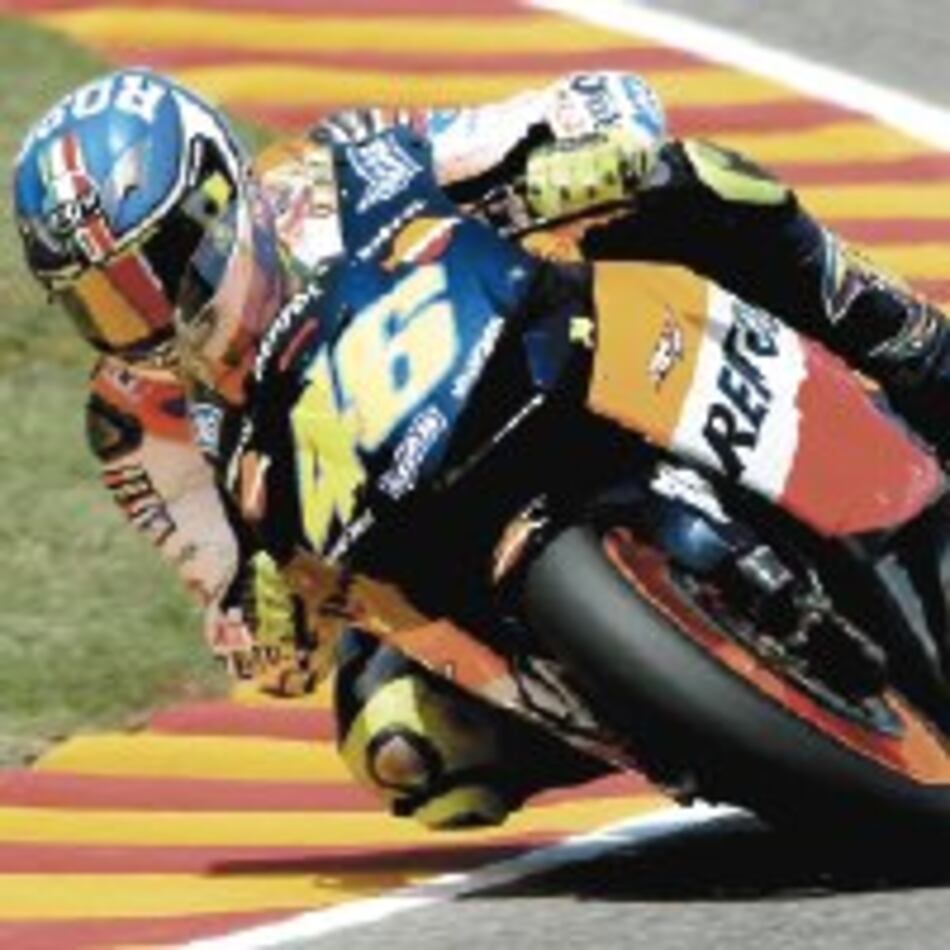 Entrenan Gibernau y Capirossi