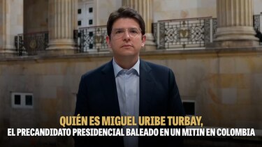 Miguel Uribe Turbay, el precandidato presidencial del partido de Álvaro Uribe en Colombia que fue baleado en un mitin en Bogotá