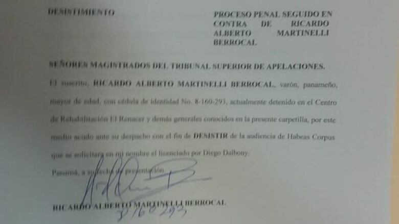 Termina por hoy juicio oral a Martinelli; primer tribunal pide informe para resolver amparo