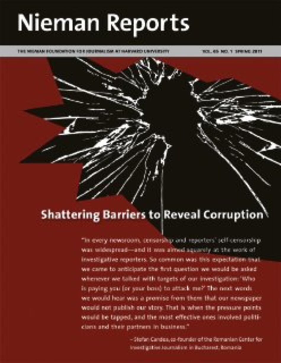 Harvard publica sobre periodismo y combate a la corrupción