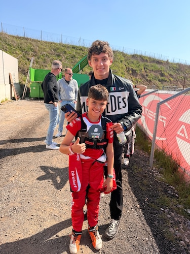 Axel Gómez Jr. destaca en WSK Master Series en Europa