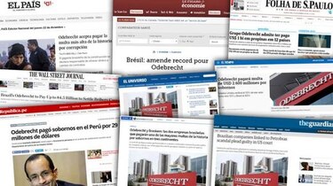 Así reflejan medios internacionales el escándalo de los millonarios sobornos pagados por Odebrecht