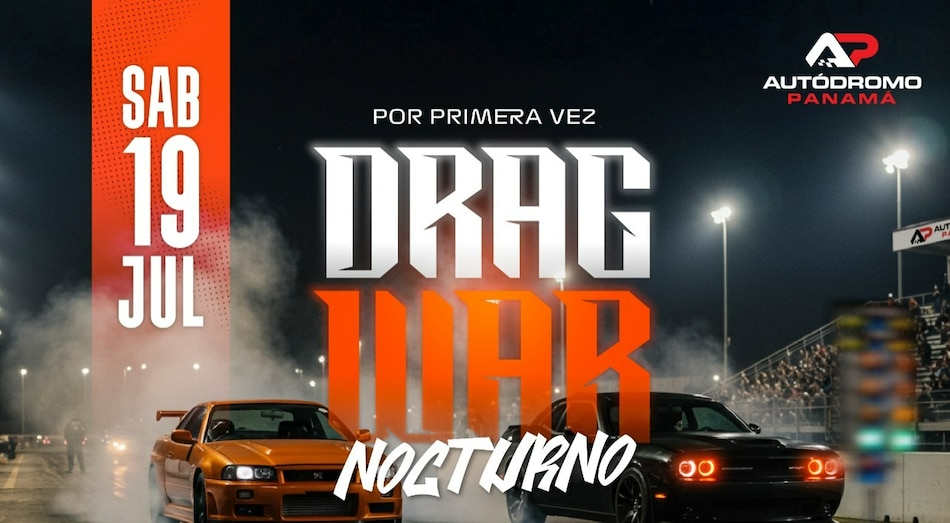 Sábado 19 de julio: Llega el Drag War Nocturno al Autódromo