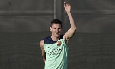 Messi inició sus trabajos de recuperación en Argentina