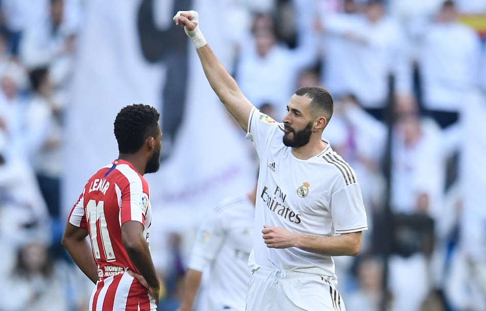 El derbi madrileño se pinta de blanco gracias a Benzema