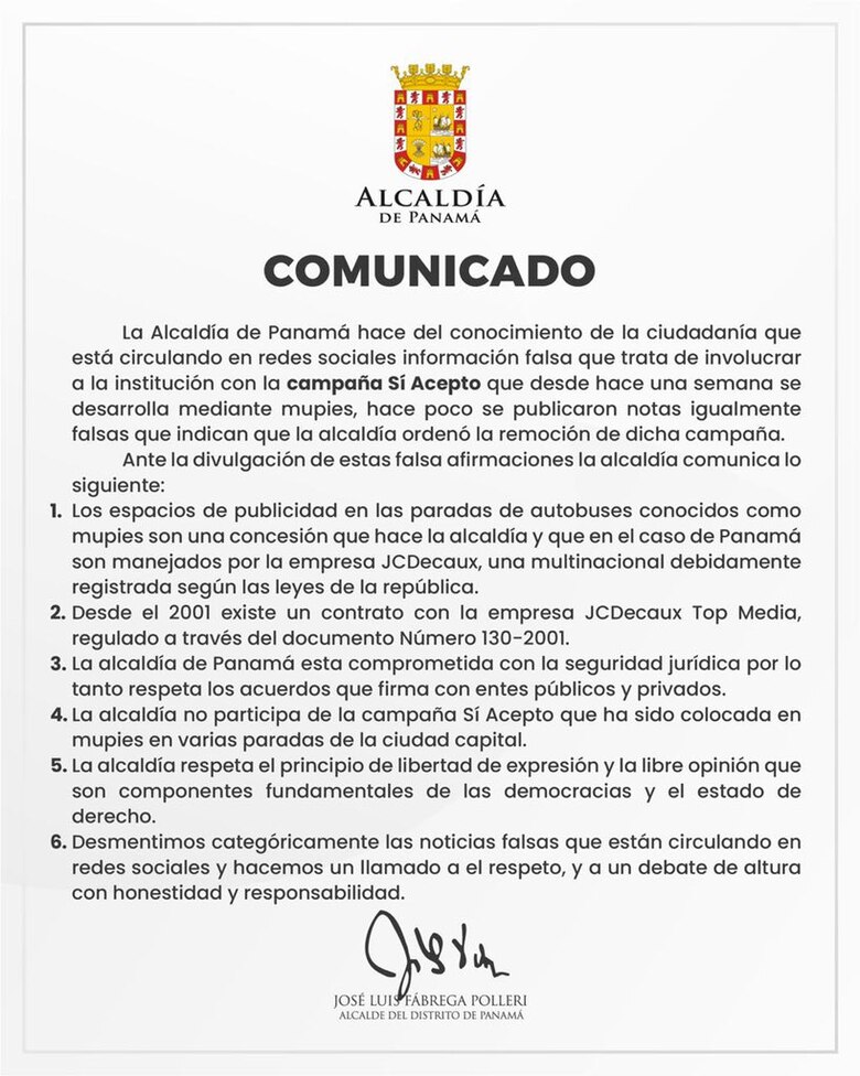 Quitan las vallas de la campaña ‘Sí, acepto’, la víspera de la marcha contra el matrimonio igualitario