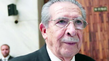 Suspenden traslado de exdictador guatemalteco a hospital psiquiátrico
