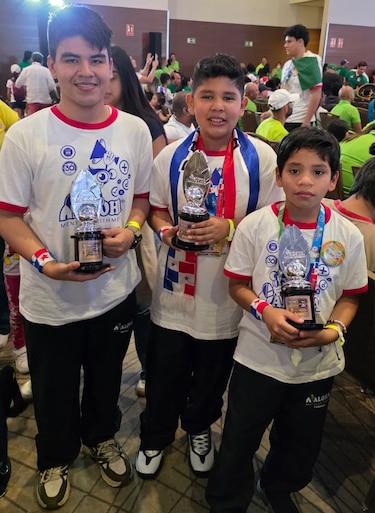 Niños panameños brillan en el Campeonato Internacional de Cálculo Mental