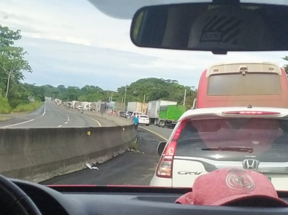 Vía Interamericana estuvo cerrada por más de 23 horas