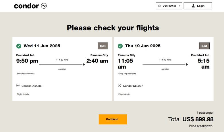 Aerolínea Condor conectará a Panamá con Alemania; sepa cuándo iniciarán los vuelos
