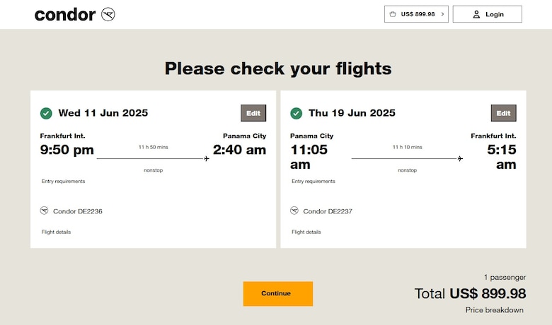 Aerolínea Condor conectará a Panamá con Alemania; sepa cuándo iniciarán los vuelos