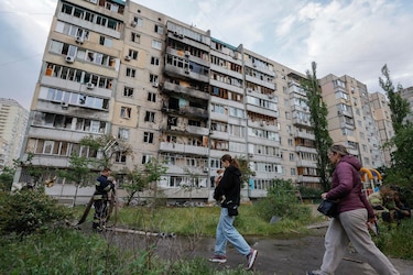 Zelenski informa de ataque a Kiev con misiles y drones y pide “mas presión sobre Rusia”