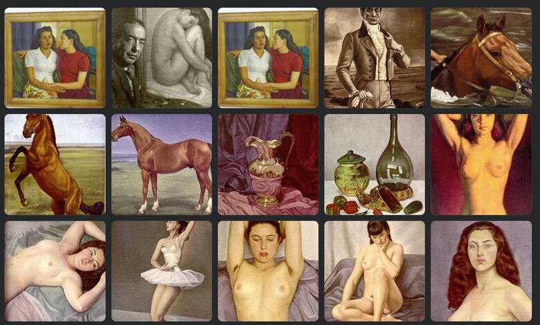 El maestro pintor, el general de Bolívar y el estudiante de antropología