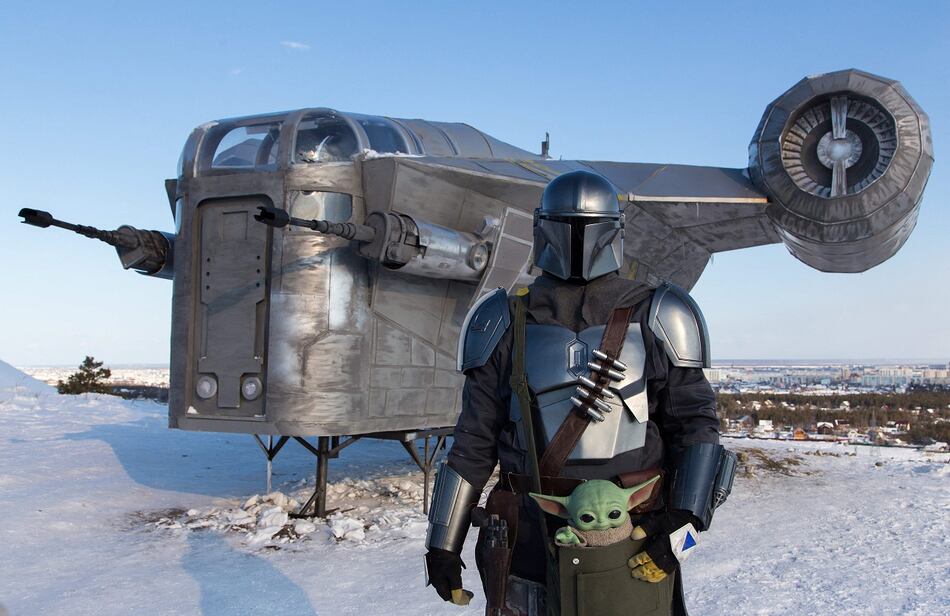 Fans de ‘Star Wars’ reconstruyen la nave espacial de Mandalorian