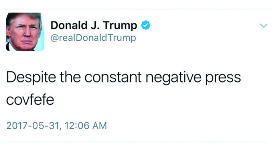 Juego ‘online’ de palabras agrega ‘covfefe’ a su lista