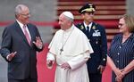 El Papa habla de corrupción en cita con Kuczynski y élite de Perú