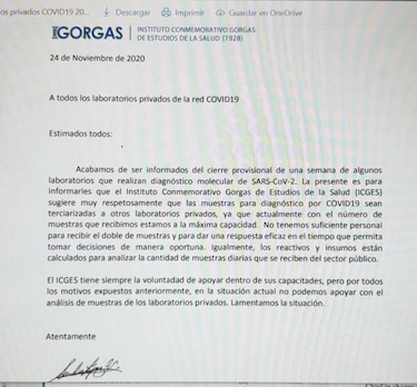 Minsa sanciona a tres laboratorios privados que realizan las pruebas para detectar la Covid-19