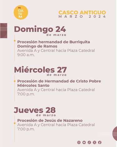 No te pierdas estas actividades para los fines de semana del 15 al 31 de marzo
