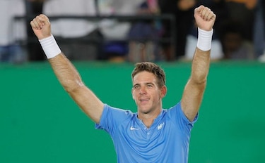 Del Potro elimina a Djokovic en Río-2016