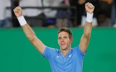 Del Potro elimina a Djokovic en Río-2016