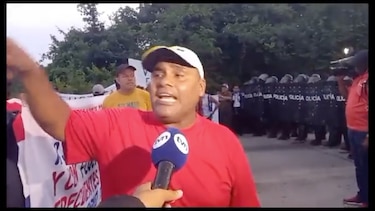 Residentes protestan por la falta de agua potable en Veracruz