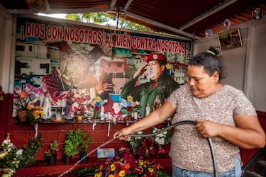 ‘Chávez nuestro’, último paso de una nueva iglesia en Venezuela