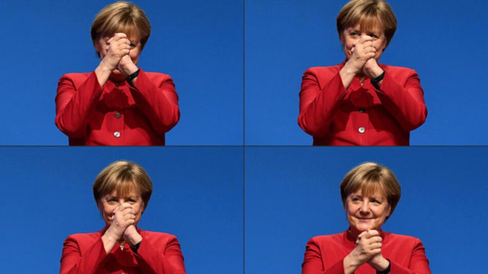 Angela Merkel gana reelección como jefa de la UDC alemana