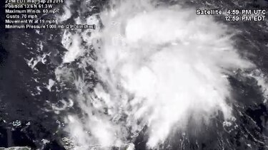 Matthew se convierte en 'potente' huracán categoría 5 en el Caribe