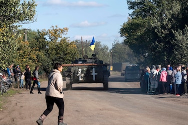 Ucrania recupera 500 kilómetros de territorio de Jersón, según Zelenski