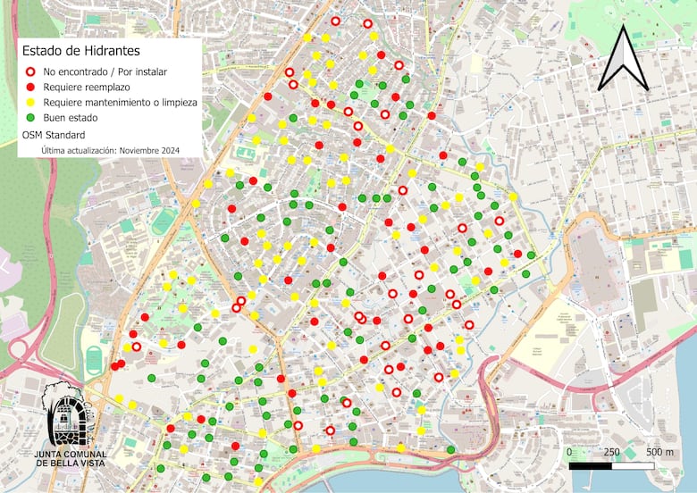 Deficiencias en la infraestructura contra incendios en Bella Vista: 69 hidrantes están inoperativos