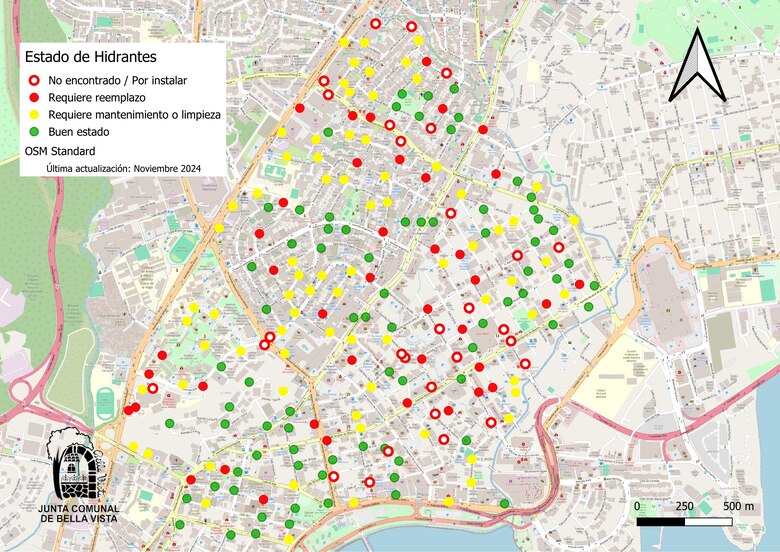 Deficiencias en la infraestructura contra incendios en Bella Vista: 69 hidrantes están inoperativos