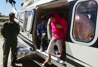 Malala visita su pueblo natal por primera vez en seis años