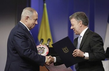 Netanyahu pide desde Colombia unión contra la 'amenaza' de Irán