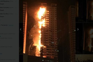 Video: Se incendian dos rascacielos de 40 pisos en Ajman, Emiratos Árabes Unidos