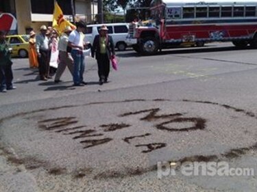 Protestan en rechazo a reformas al Código Minero