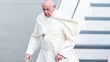 El primer recorrido del papa Francisco