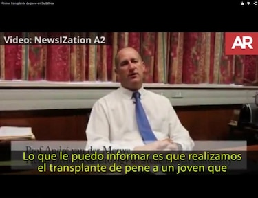 VIDEO: Científicos confirman primer trasplante de pene en el mundo