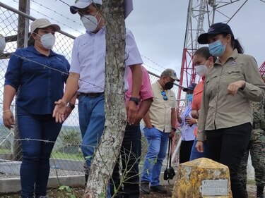 Se inician los trabajos de reposición de los hitos en la frontera entre Panamá y Costa Rica